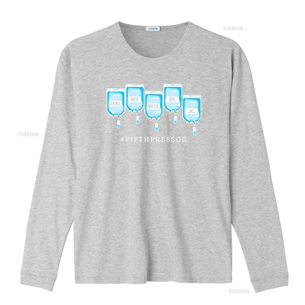 Quinta T-shirt Vasopressore Terapia Intensiva CRNA Medico Terapia Intensiva Per Infermiere vintage Lavata Casual Unisex grafica Traspirante Elastica