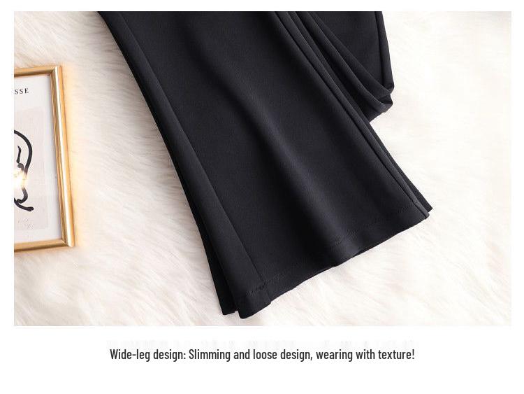 2026 Spring High-Waist Flare Pants - Fashionable, Slimming, Elastic, Versatile Women's Casual Wear