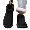 Large size winter high-top velvet thickened warm bread cotton shoes fur integrated snow boots
