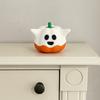 Funny 3D Printed Pumpkin Figurines Cartoon Cute Halloween Ghost Pumpkin Statue Decorative Miniature Sculpture Ornament