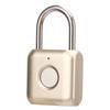 Fingerprint Padlock IPX2 Waterproof Smart Keyless Biometric Thumbprint Lock for Locker Backpack Suitcase