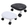 Low Rolling Stool with Wheels Ergonomic Heavy Duty Short Rolling Seat for Bedroom Living Room