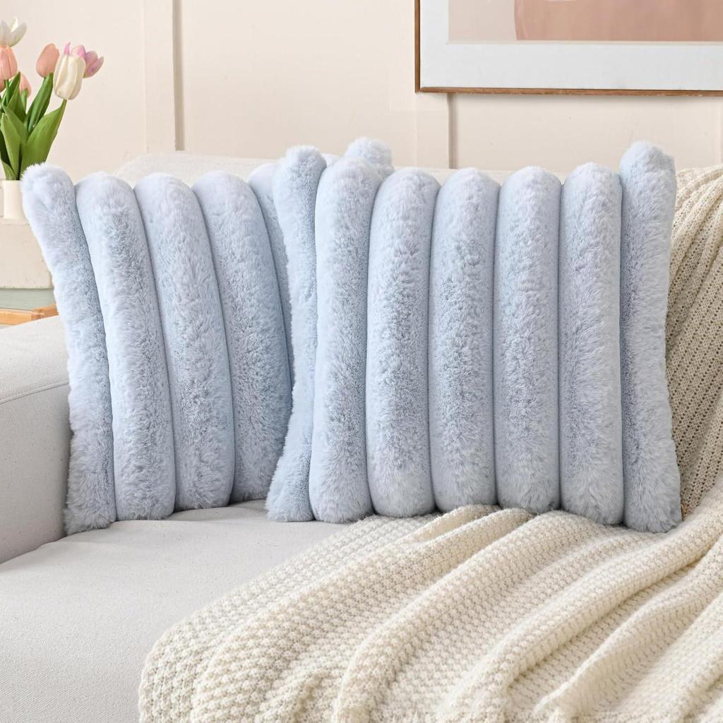 Soft Plush Cushions, Comfortable Sofa and Bedroom Pillows, Available In a Variety of Sizes and Colors. (Pillow Insert Not Included)