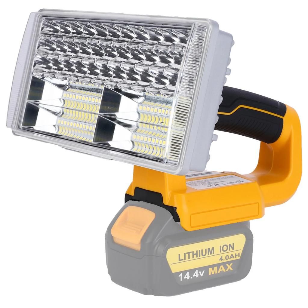 Dewalt 18V LED Work Light for DCB201 DCB200 Battery Indoor Outdoor Tool Light 9W 18W Bright Lighting
