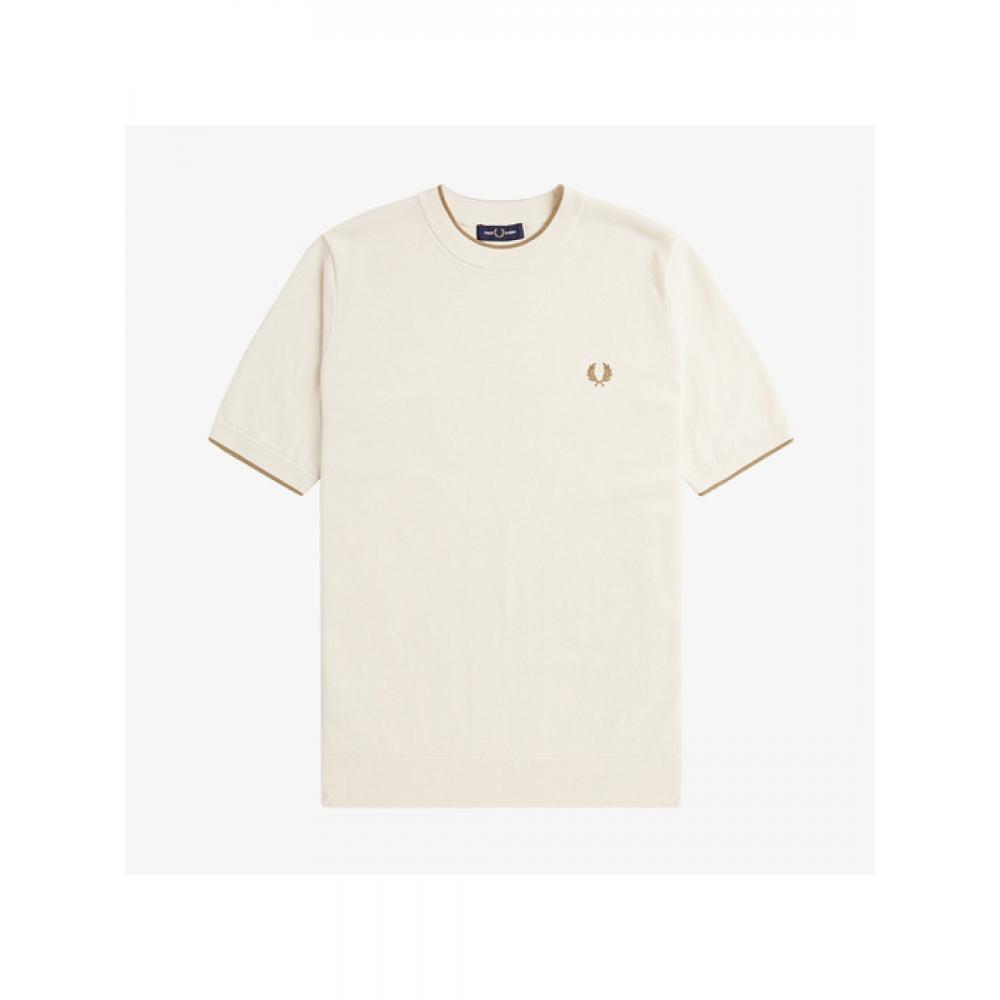 

FRED PERRY Вязаная футболка с текстурированной передней частью Fred Perry 560 AFPM2417642 560 L