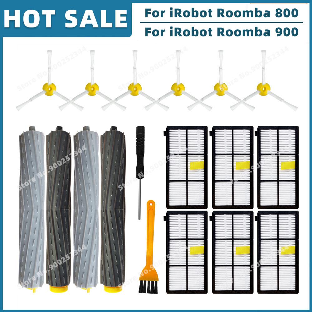 Compatible For iRobot Roomba 800 900 Series 860 865 866 870 880 885 890 960 980 990 Replacement Parts  Main Side Brush Filter