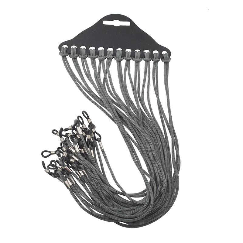 

12pcs/lot Sunglasses Lanyard Cord Eyeglass Reading Glasses Chain Glasse Necklace Cord сірий