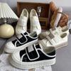 Step-on Two-Way Wear Magic Stick Canvas Shoes Women's Spring and Summer New Versatile Semi-Slipper Students All-Match White Shoes