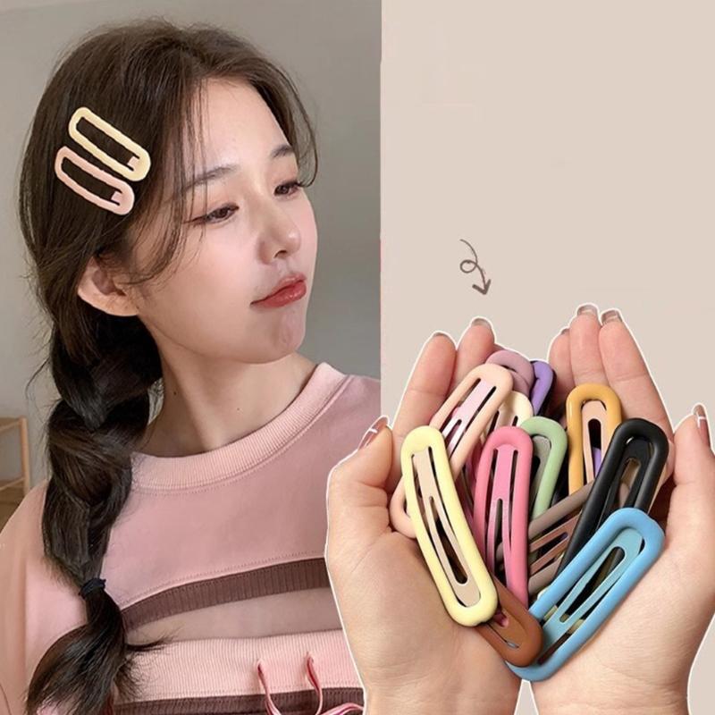 Pack Of 12 Bright Mixture Hair Clamps Thin Not Slip Hairpins For Women Girls Daily Use