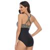 TUINANLE Costume da bagno intero colorato da donna, costume da bagno, costume da bagno patchwork, body da spiaggia femminile