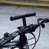 Seggiolino Bici Anteriore con Manubrio Bicicletta Bambini Sedile Anteriore Esterno Ciclismo Genitore-Figlio