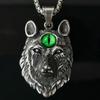2025 Men's Wolf Totem Pendant Necklace - European Style with Wolf Head Design