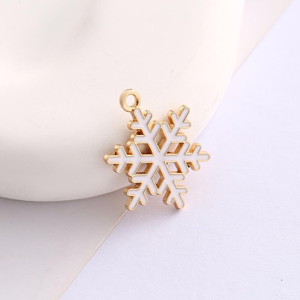 Alloy Drip Cartoon Santa Snowman Bells Diy Bracelet Pendant Pendant Accessories