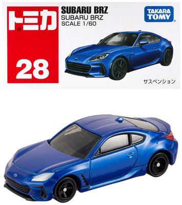 Takara Tomy "Tomica No. 28 SUBARU BRZ Box" Miniature Car Toy for Ages 3 and Up, Boxed, Meets Toy Safety Standards, ST Mark, TOMICA TAKARA TOMY
