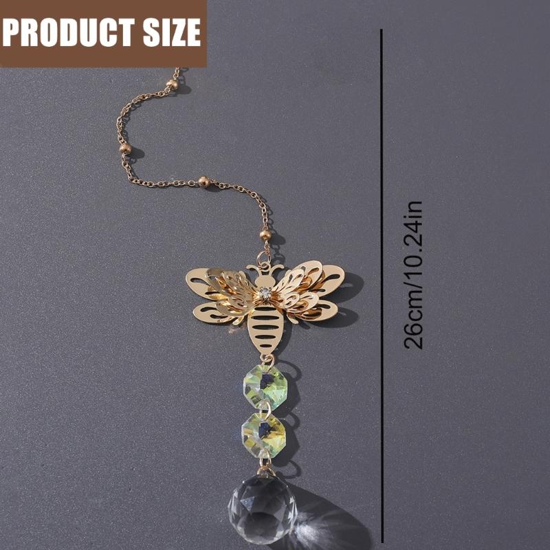 Sparkling Crystals Hanging Decoration Ornament for Garden Christmas Wedding Garden Home Decoration Gift