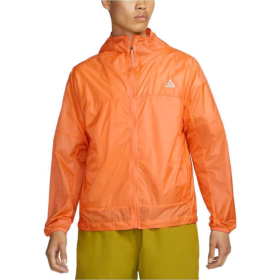 Nike Giacca a vento con cono di cenere da uomo Capo esterno Arancione DB0979-885