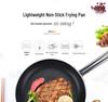 Non-Stick Single Handle Frying Pan for Steak, Eggs, and More - Compatible with Gas and Induction Cookers.
