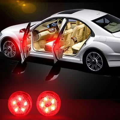2 peças magnéticas sem fio 5LED porta aberta aviso anticolisão luz
