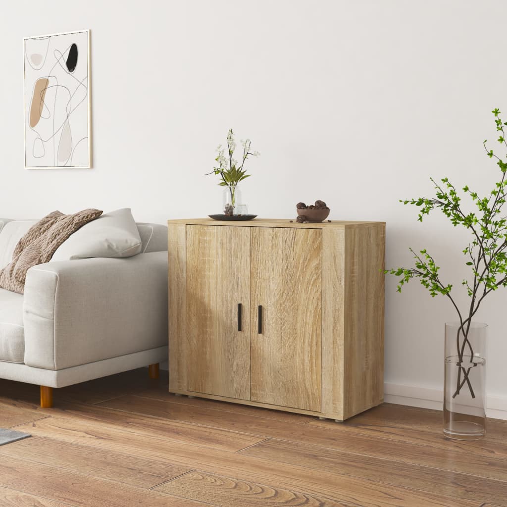 Sideboard Sonoma Oak 80 x 33 x 70 cm Particleboard