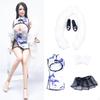 1/6 Chinese Traditional Dress Qipao Cheongsam Set for 12" Dolls Figure Accessories