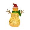Lighted Christmas Snowman Decoration Tabletop Centerpiece Festival Figurine