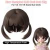 Cute Mushroom Bob Cut BJD Doll Bob Wig Braided Wig  For 1/3 1/4 1/6 Scale BJD Dolls