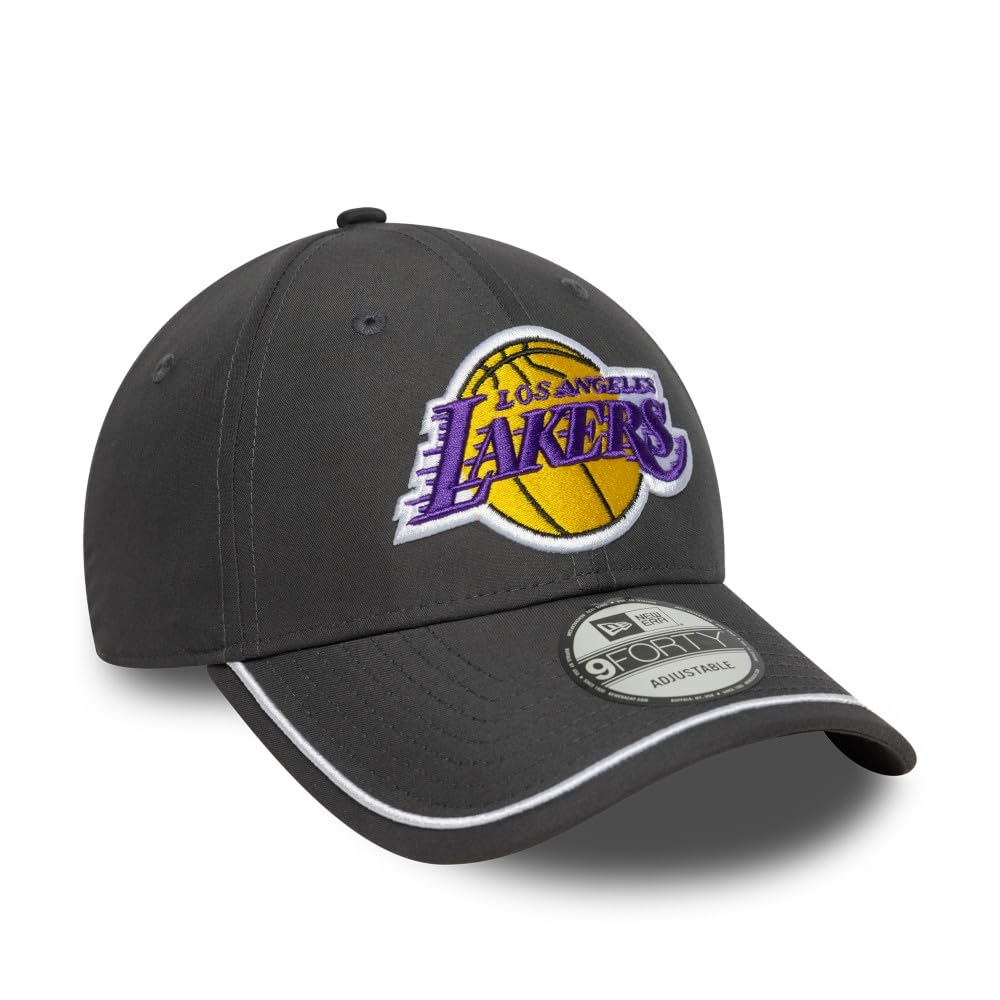 Cap 940 9FORTY with Adjustable NBA One Size Fits LA Unisex [New Era] Strap, Basketball, All, Lakers/Bulls, Piping,