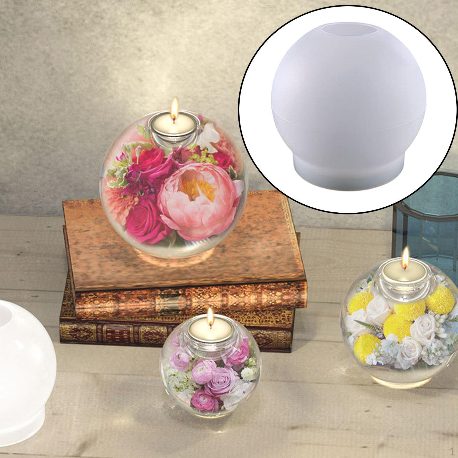 

Round Ball Candle Holder Homemade Family 85mm