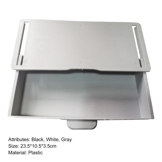 Skjult under skrivebordsskuff Selvklebende plastsminke Smykker Skrivebordsskuff for kjøkken