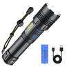 Watakuryohin XHP160 LED 5000mAh High Handheld 7 Lighting Zoom COB Side Aluminum Alloy Battery Level Military Power Disaster Night Outdoor PSE