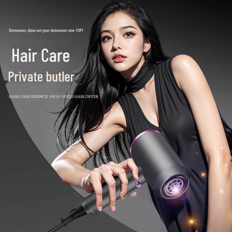 High-Power Silent Hair Dryer with Constant Temperature & Negative Ions for Hair Protection