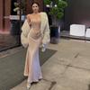 Annual Meeting Birthday Dress Tube Top Dress Women's Spring and Summer Pure Desire Fishtail Long Dress Slim Waist Hip Skirt
