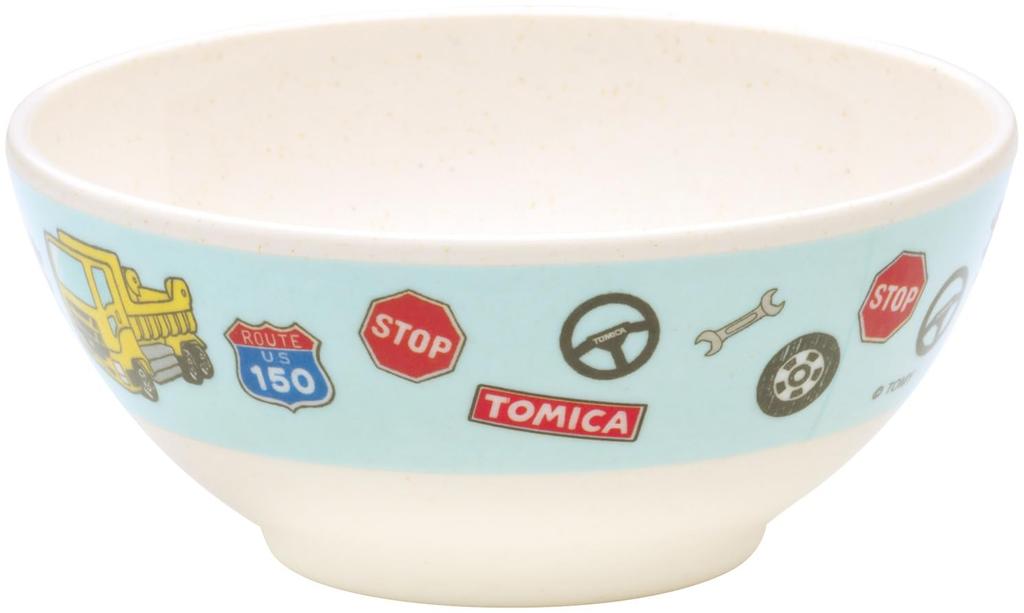 Skater Melamine Rice Bamboo Dishwasher Tomica Bowl, Fiber, 210ml, Safe, Boys, M32B-A
