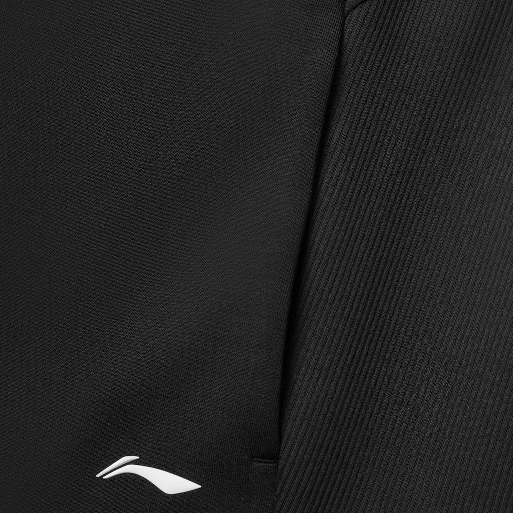 Li Ning Fitness Series Sports Casual Simple Hooded Solid Color Zip-Up Hoodie Women hoodies AWDV512-7