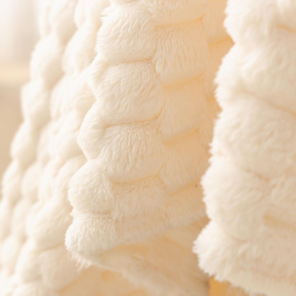 Winter Honeycomb Velvet Sofa Cover Four Seasons Universal Pure Color Full Cover Towel Sofa Cushion All Package Universal Towel