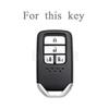 TPU Car Remote Key Case Cover for Honda Vezel City Civic Jazz BRV BR-V HRV Protector Shell Fob Keychain Auto Accessories