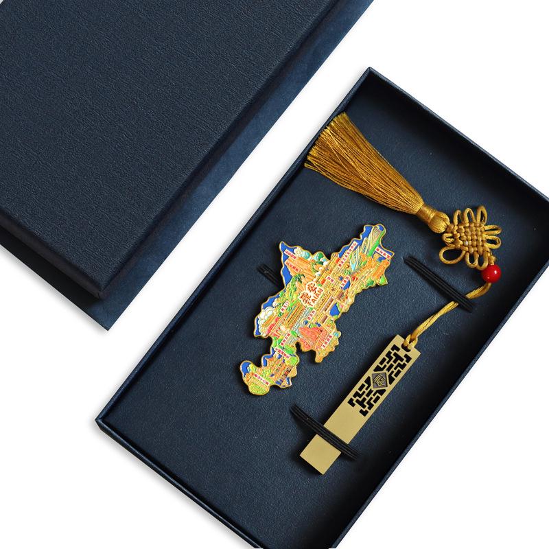 Binzhou Gelber Fluss Turm Magnet, Haifeng Pagode & Zhonghai Park. Kulturtourismus-Geschenk.