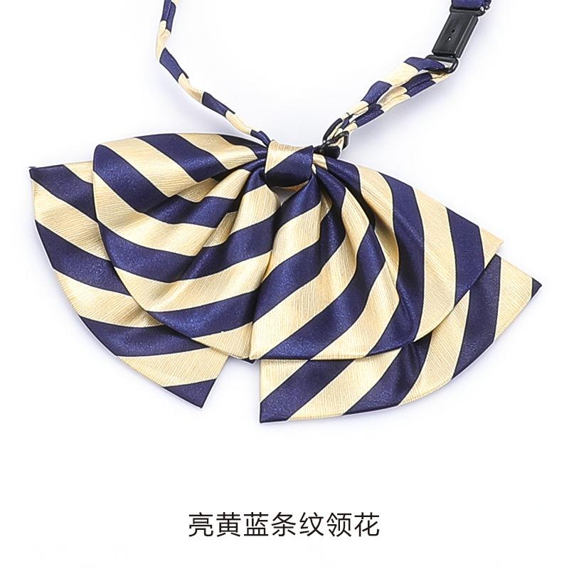 Professional Collar Flower Stewardess Bank Business Student Overalls Uniform Shirt Women'S Lace-Up No Bow Tie