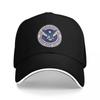Cool Department Of Homeland Security DHS Custom Baseball Caps Women Unisex Female Beach Coquette Hat Peaked Cap