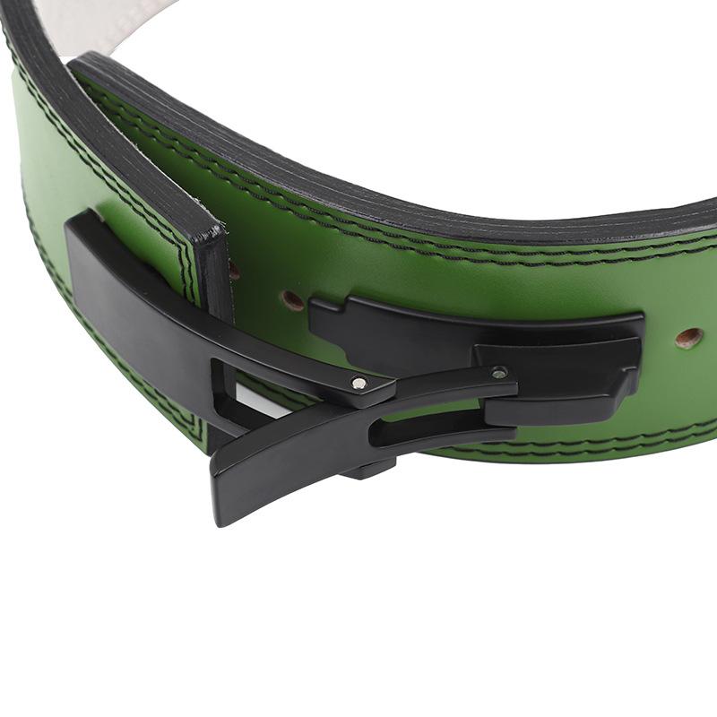 Kraft-Fitness-Gewichthebergürtel + Gürtel Deep Squat Hard Pull Grüne Schutzausrüstung + Krafttrainingsgürtel