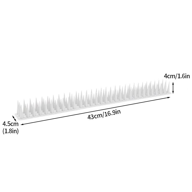 25/36/43cm Bird Repeller Spikes Outdoor Anti Pigeons Balconies Bird Deterrent Spike Garden Protection Windowsill Birds Spikes