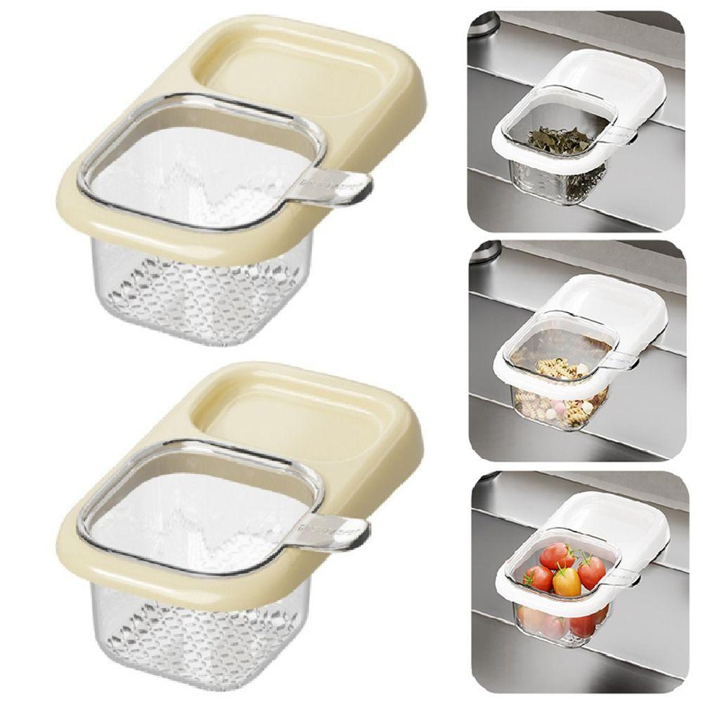 2Pcs Suction Cup Sink Strainer Basket Creative Food Residue Separator  Kitchen Accessories