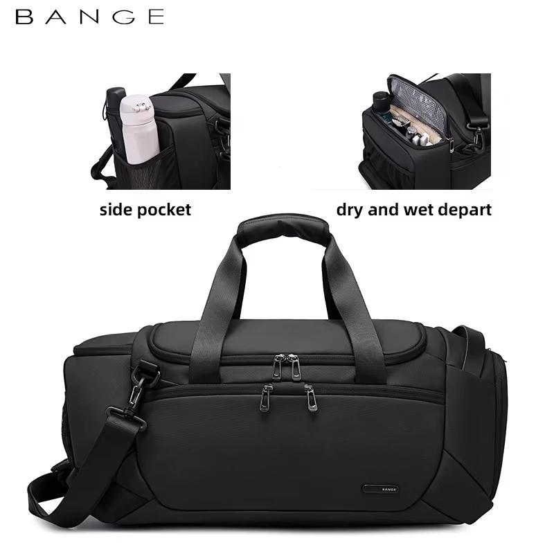 BANGE New 45L Large Capacity Basketball And Football Sport Bag Outdoor Travel Bag Daily Fintness Gym Duffel Bag Handbag