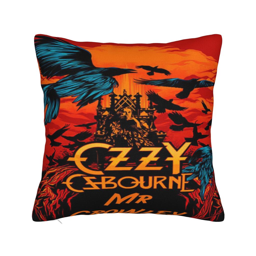 Ozzy Osbourne Pillowcases Merch Soft Cushion Cover  Throw Pillow Cover Bed Decorations Zipper Multiple Sizes
