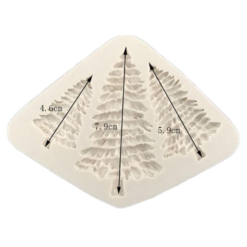 Snowman Santa Claus Deer Chrismas Tree Fondant Chocolate Mold Cake Decoration Mould