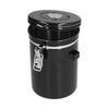 Stainless Steel Coffee Canisters with Calendar Wheel Exhaustable Coffee Jar for Home Coffee Shop