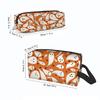 Two-Piece Cute Ghost Pattern 3D Cartoon Cosmetic and Pencil Case Zipper Closure Storage Bag Best Gift for Boys and Girls
