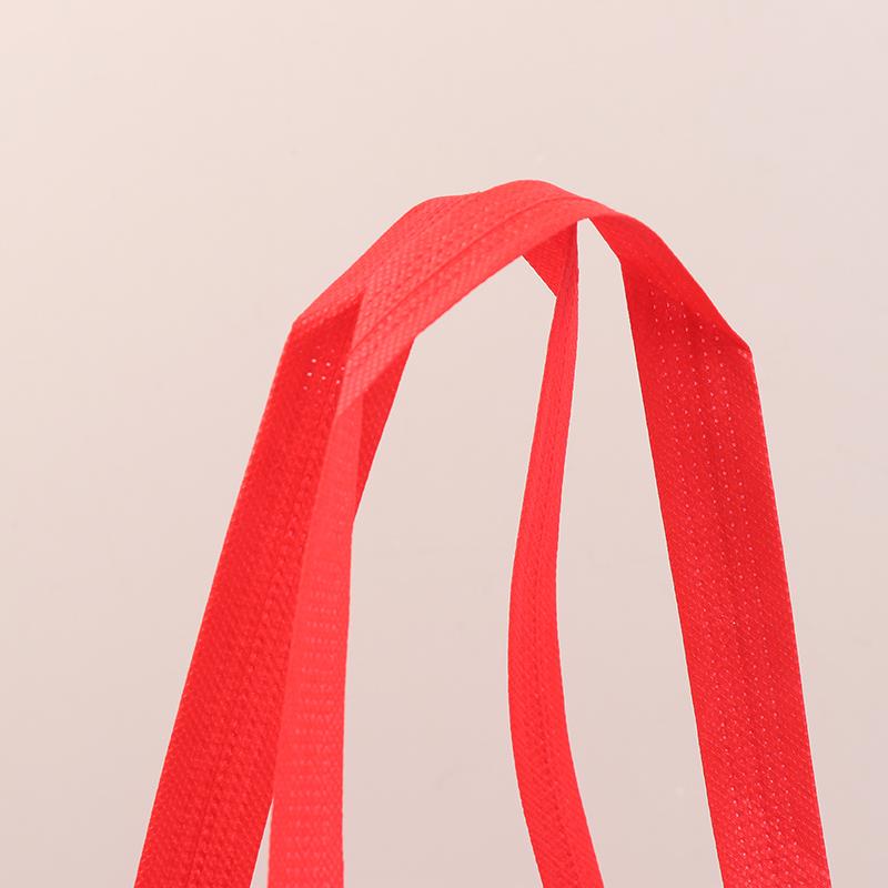 10Pcs Tote Bags Santa Elk Snowflake Tote Bags Thickened Non-Woven Printed Waterproof Bags Christmas Gift Decoration Bags