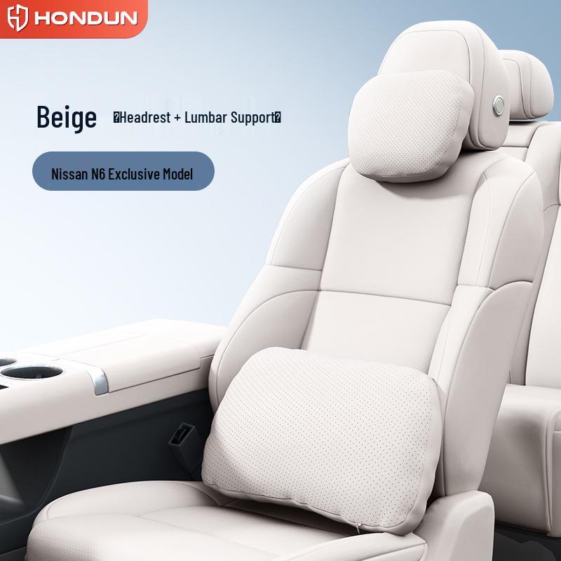 Nissan N6 Headrest Lumbar & Neck Support Pillow - Car Interior Accessory