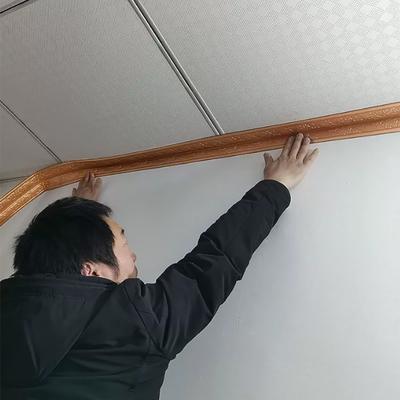 Dekoracyjna samoprzylepna wodoodporna tapeta 3D wzór listwa przypodłogowa listwa dekoracyjna naklejka ścienna do salonu